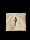 Flames Linocut Zipper Pouch