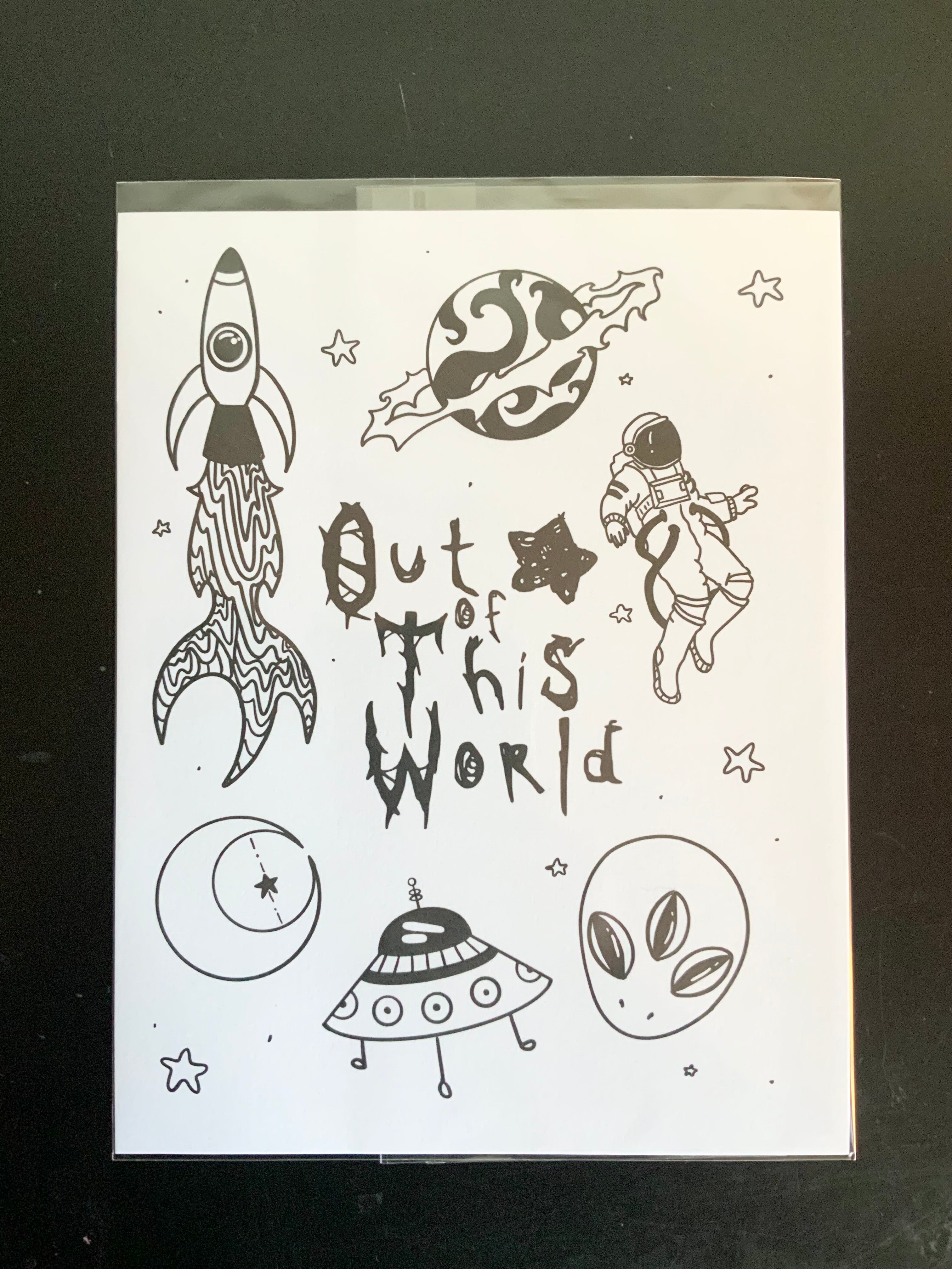 Out of This World Flash Sheet Print