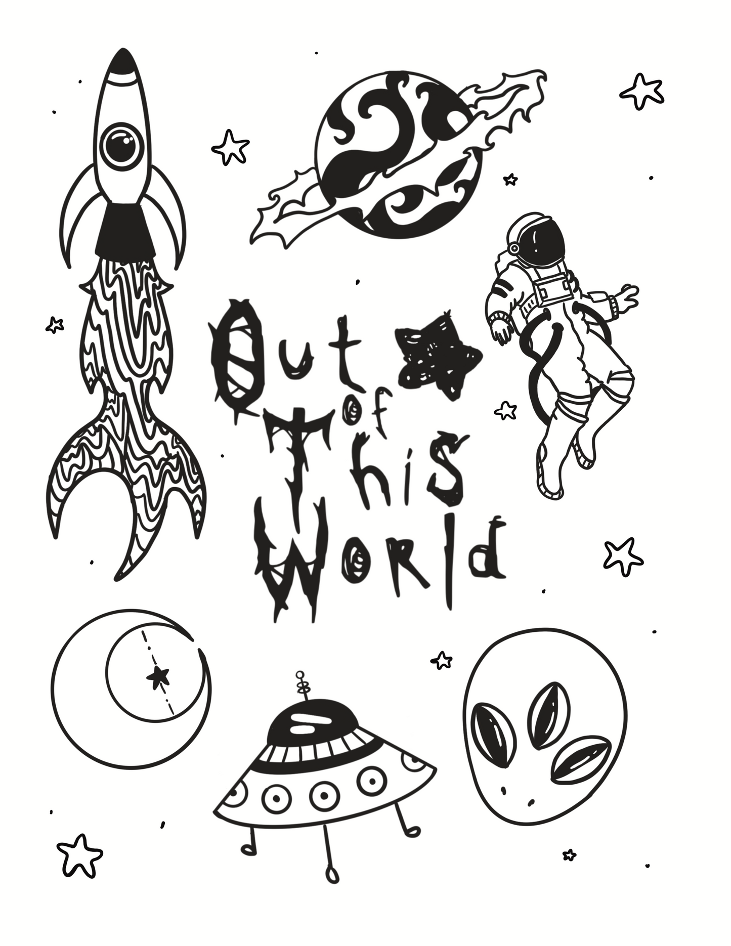 Out of This World Flash Sheet Print