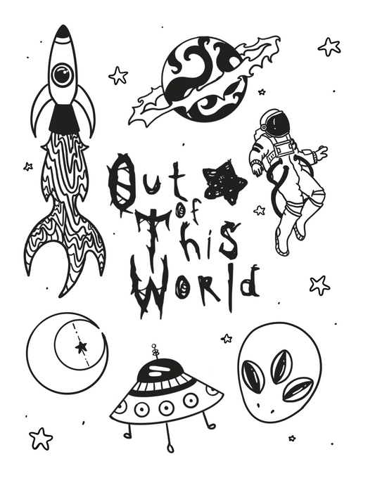 Out of This World Flash Sheet Print