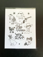 YeeHaw Flash Sheet Print