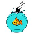 Swimmin' Sticker