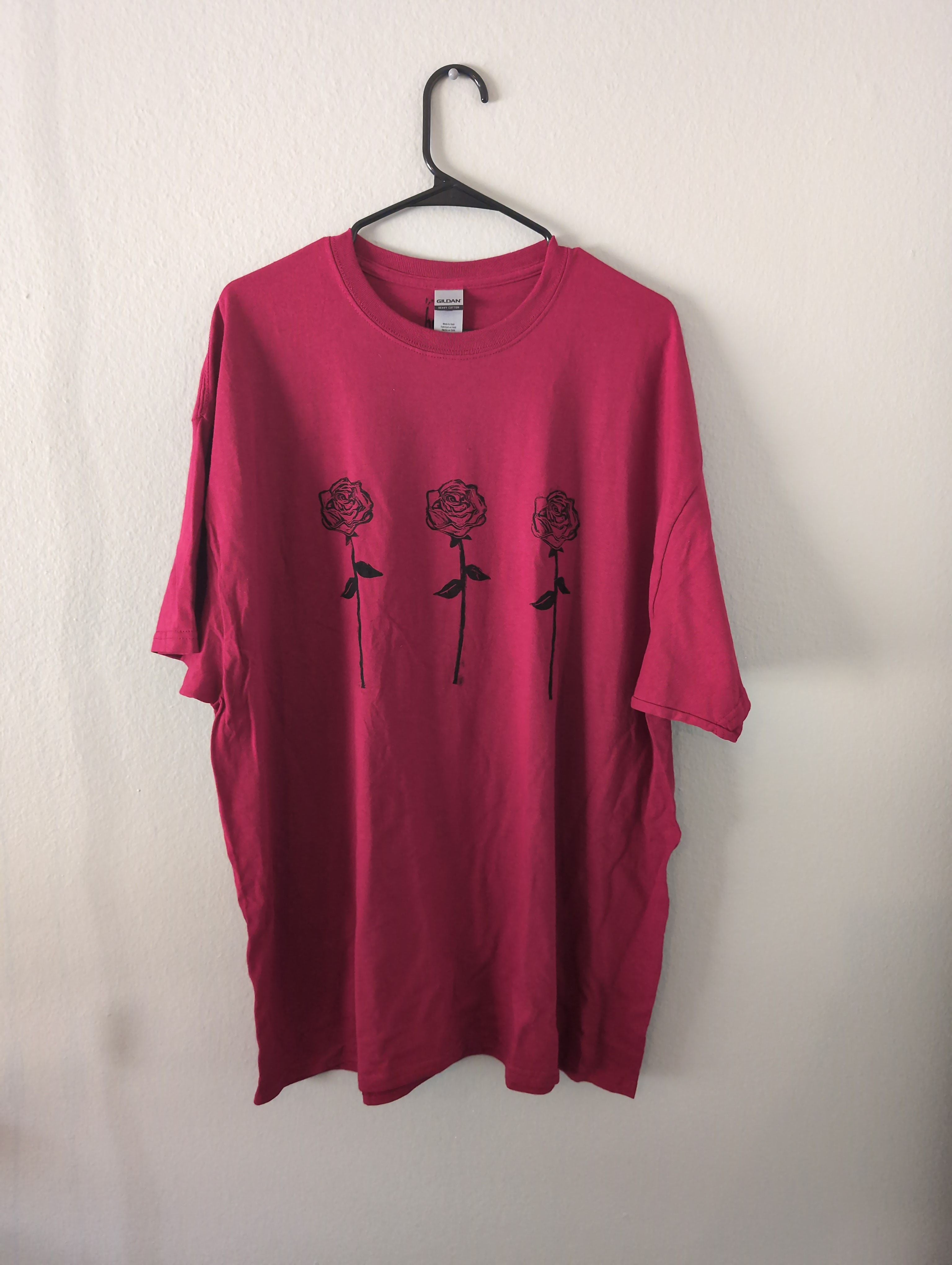 Rose Linocut Tshirt