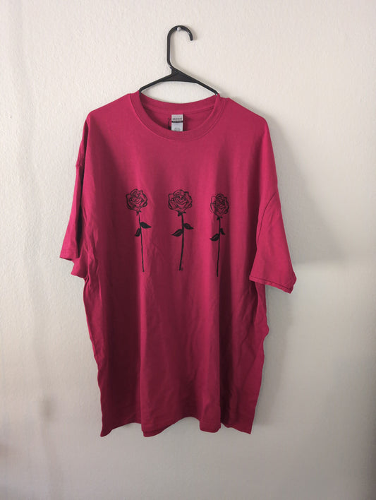 Rose Linocut Tshirt